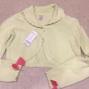 Girls NEW Gymboree Sweater Shrug- Size 10/12